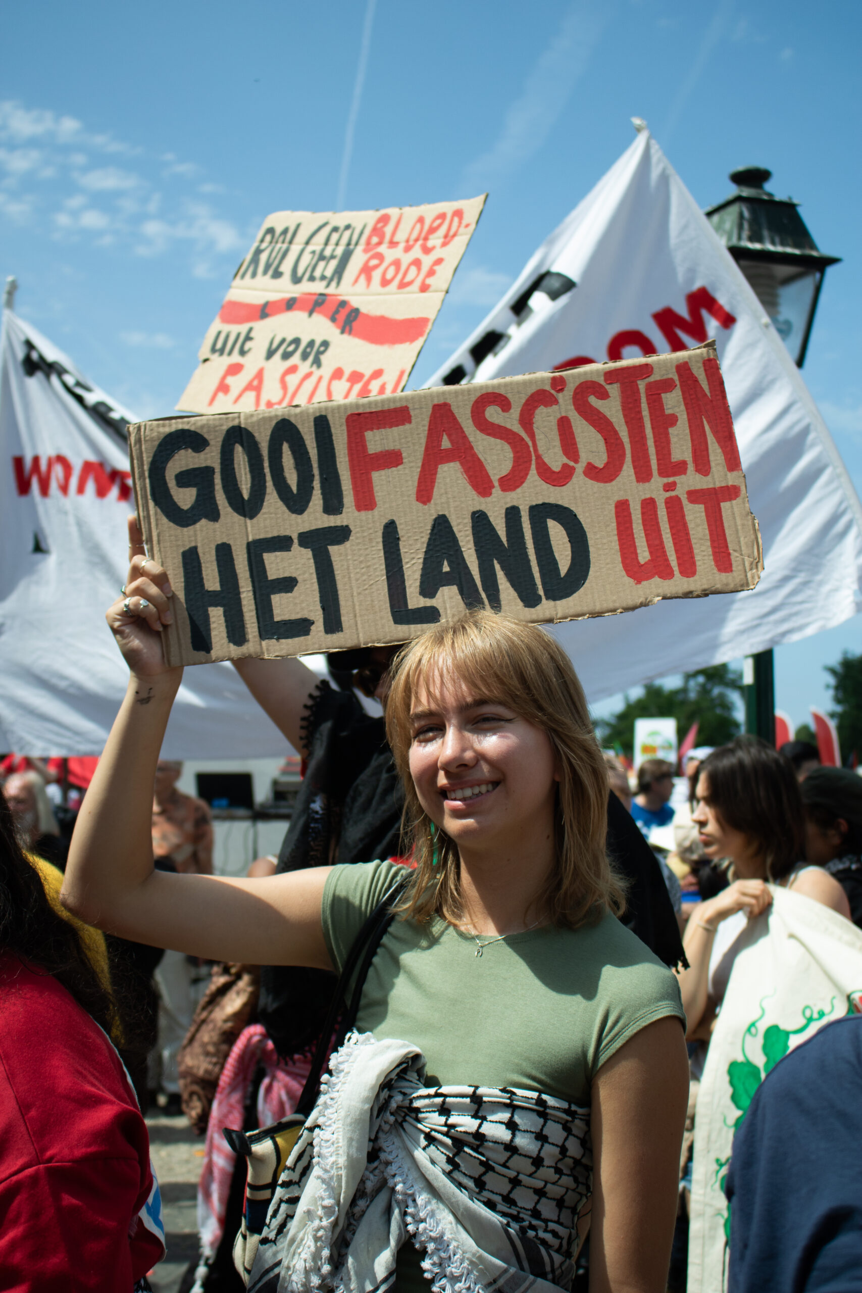 Vredebeweging NAVO protest, 2025. Den Haag.