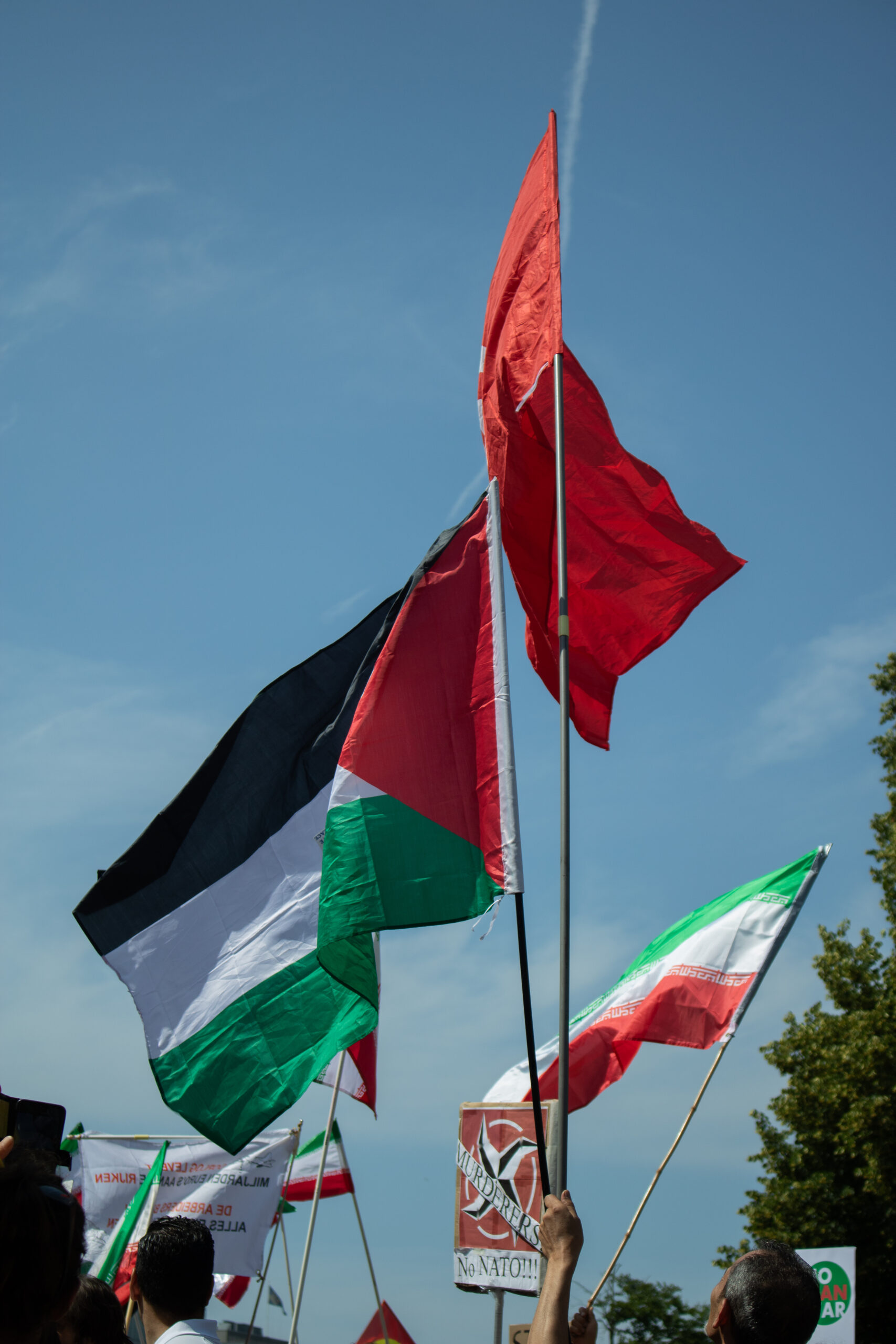 Vredebeweging NAVO protest, 2025. Den Haag.